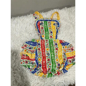 Vintage Stones Wear Baby Ruffle Romper Infant 18months